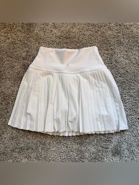 Alo Yoga Grand Slam Tennis Skirt White XXS